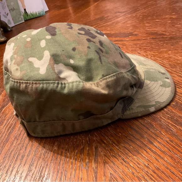 Bernard Cap Company Army Captain Patrol Camouflage Adjustable Velcro Strap Cap! - Picture 10 of 16
